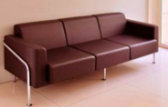 Leatherlite Office Sofa (3 plus 2)
