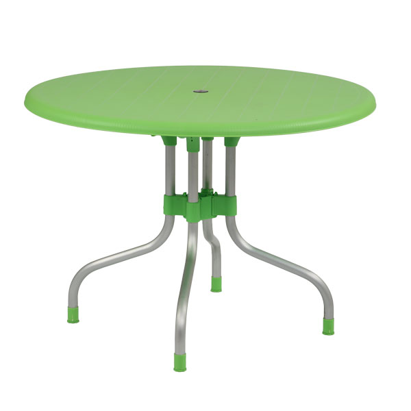 Mono Web Cafeteria Chair with Olive Table.